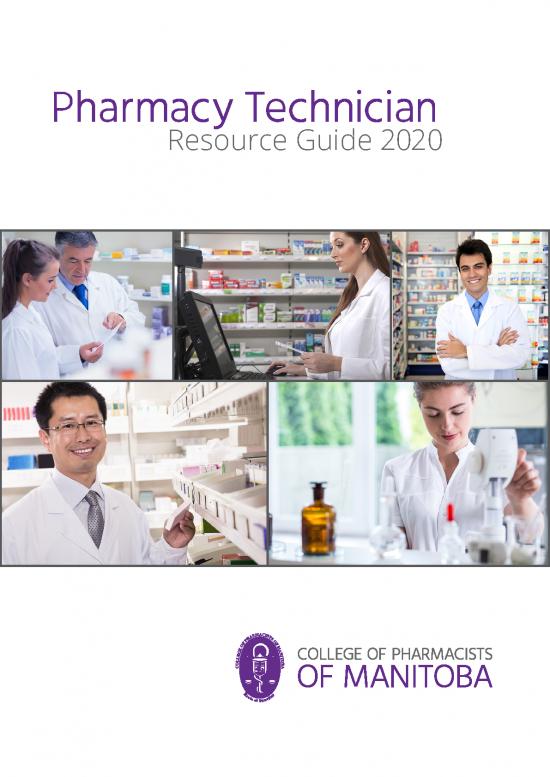 picture_Pharmacy Pdf 152095 | Pharmacy Technician Resource Booklet Final For Web