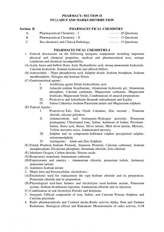 picture_Pharmaceutical Chemistry Pdf 152191 | Section Ii Pharmacy Pharmaceutical Chemistry