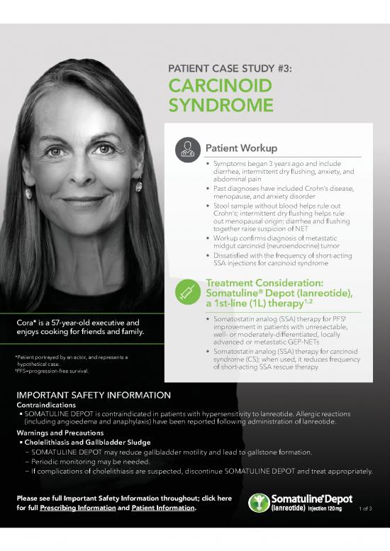 picture_Case Study Pdf 151400 | Smd Us 002612 Somatuline Depot Carcinoid Syndrome Patient Case Study