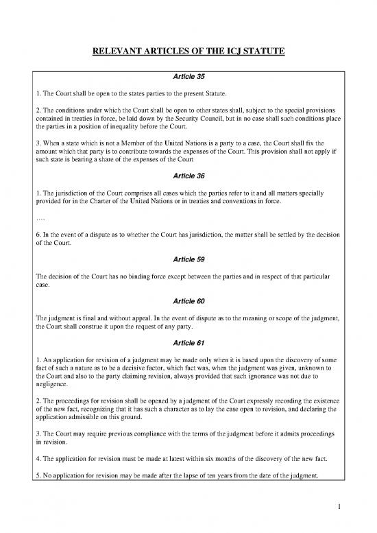 picture1_Icj Statute Pdf 152820 | Some Relevant Articles Of The Icj Statute Genocide Convention