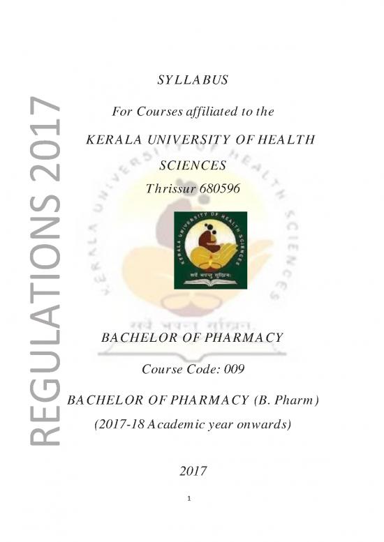picture Pharmacy Pdf 152210 | Syllabus 2019 20 Pharm