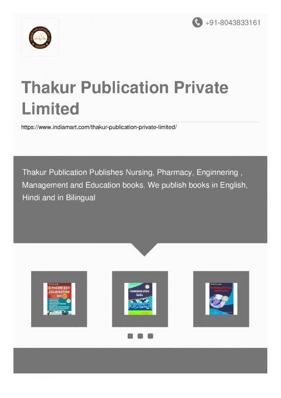picture_Pharmacy Books Pdf 152367 | Thakur Publication Private Limited