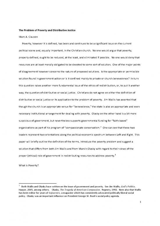 picture Social Justice Theory Pdf 153073 | The Problem Of Poverty And Distributive Justice Clauson