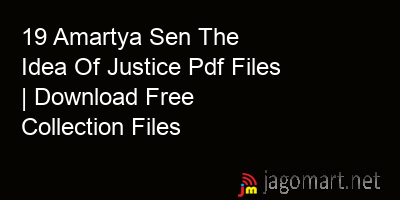 picture 19 Amartya Sen The Idea Of Justice Pdf Files | Download Free Collection Files