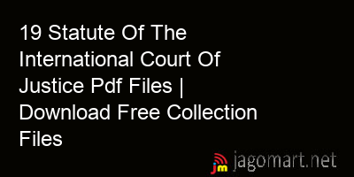 picture 19 Statute Of The International Court Of Justice Pdf Files | Download Free Collection Files