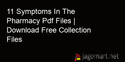 picture 11 Symptoms In The Pharmacy Pdf Files | Download Free Collection Files
