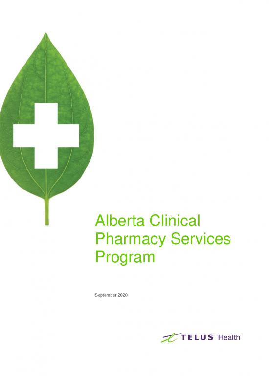 picture1_Pharmacy Pdf 153407 | Alberta Clinical Pharmacy Services Program 2020