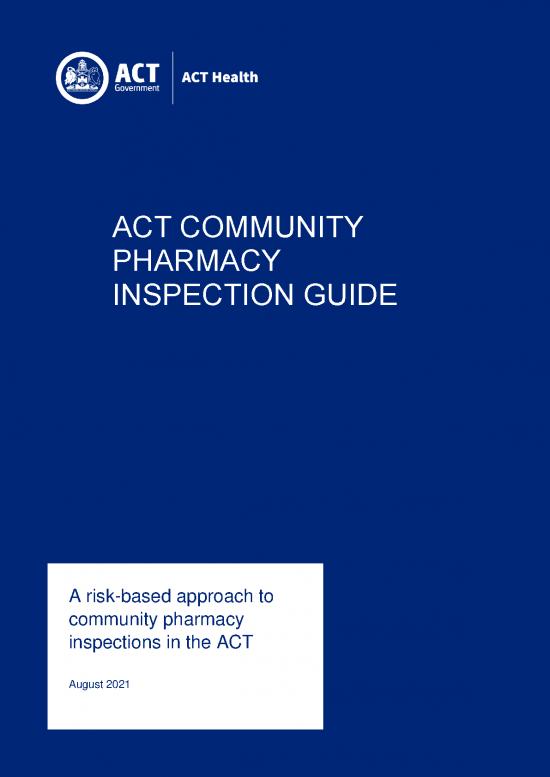 picture1_Pharmacy Pdf 153485 | Community Pharmacy Inspection Guide