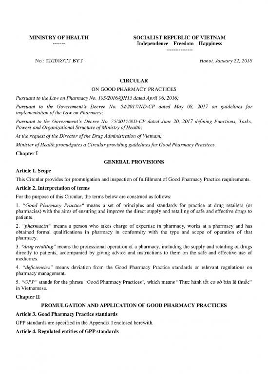 picture Good Pharmacy Practice Guidelines 153555 | E8478f0d 3212 4ab6 861d Ab9ffb5e654b 02 2018 Gpp