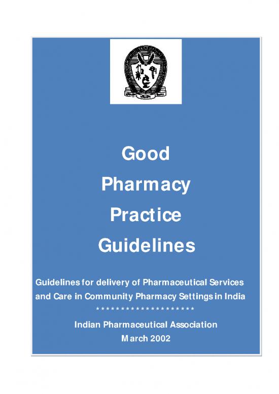 picture1_Community Pharmacy Practice Pdf 153805 | Gpp Manua 1