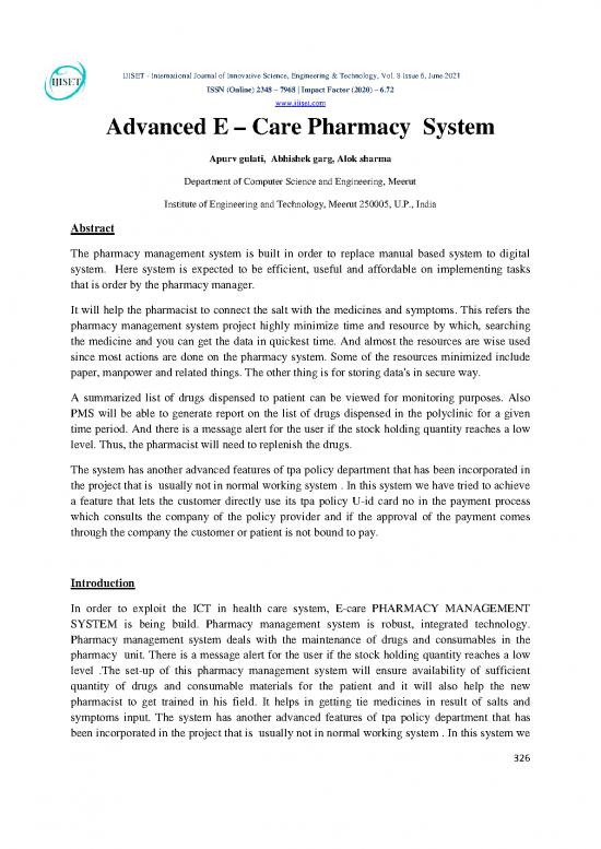 picture_Computer Science Thesis Pdf 153796 | Ijiset V8 I06 35