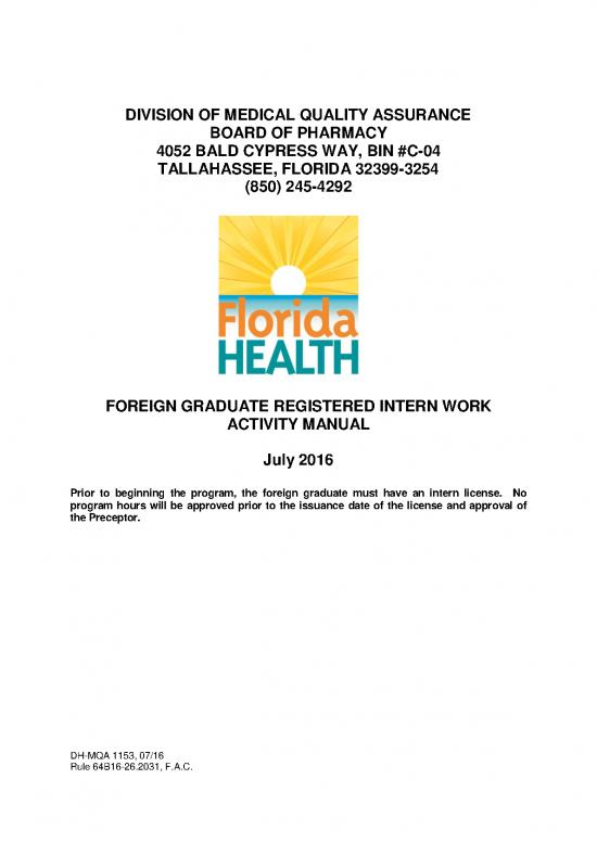 picture_Community Pharmacy Practice Pdf 153766 | Info Foriegn Grad Reg Intern Manual