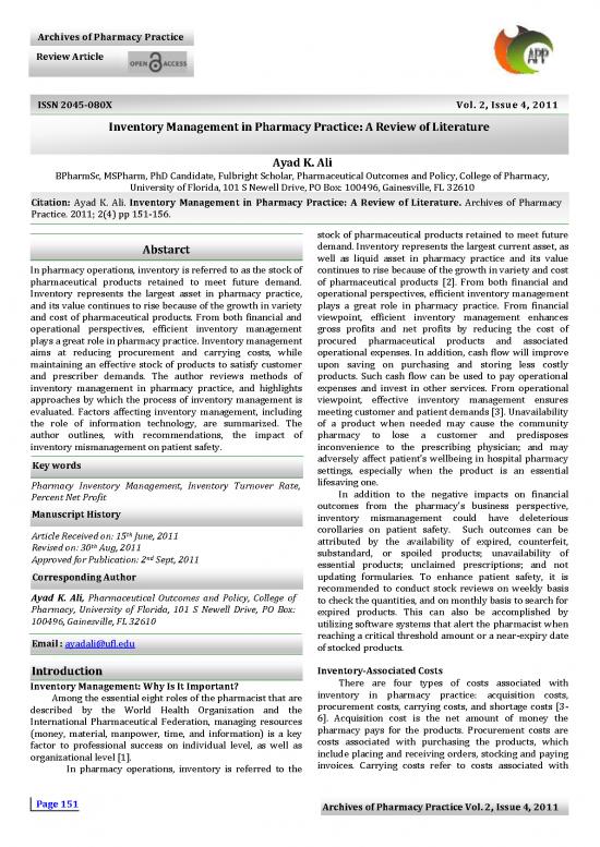 picture1_Pharmacy Practice Pdf 153551 | Inventory Management In Pharmacy Practice A Review Of Literature