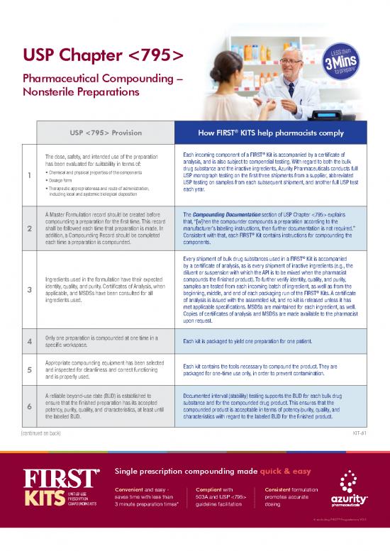 picture Pharmaceutical Compounding Pdf 153619 | Kit 61 Usp 795 First Kit Compliance Benefits V2