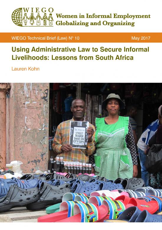 picture_Kohn Administrative Law Informal Livelihoods South Africa Tb10