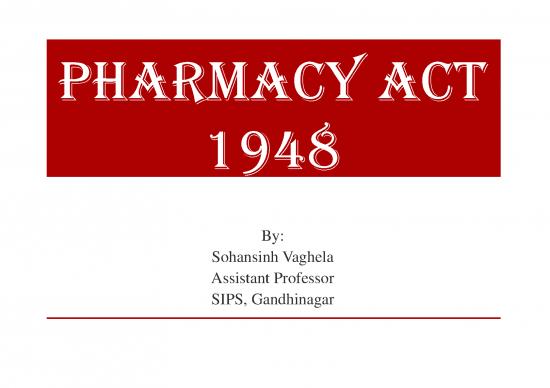 picture_Pharmacy Act 1948