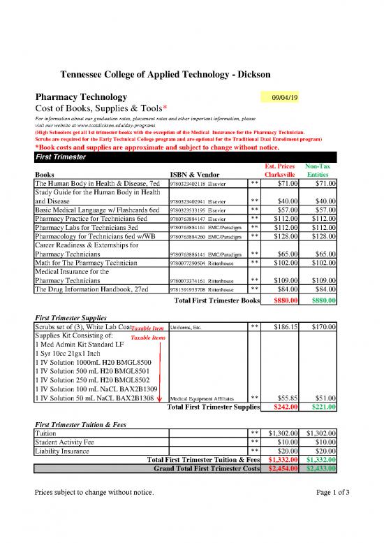 picture Pharmacy Technician Study Guide Pdf 155653 | September 2019 Pharmacy Technology