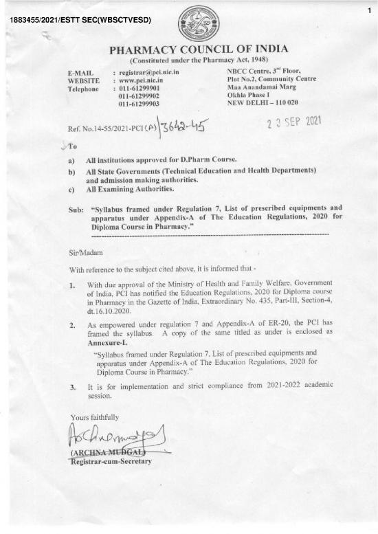 picture1_Syllbus For Diploma In Pharmacy