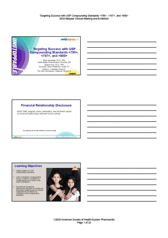 picture1_Society Pdf 153534 | Targeting Success With Usp Compounding Standards