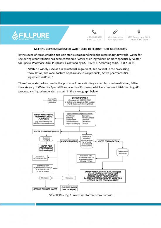 picture1_Processing Pdf 154637 | Usp Standards For Water Used To Reconstitute Medications