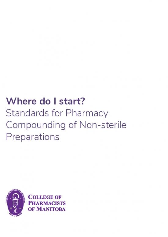 picture_Where Do I Start  Standards For Pharmacy Compounding Of Non Sterile Preparations