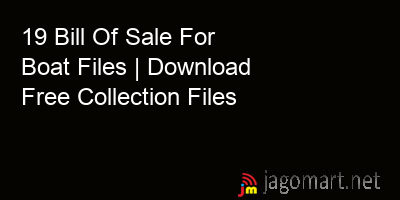 picture 19 Bill Of Sale For Boat Files | Download Free Collection Files