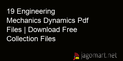 picture 19 Engineering Mechanics Dynamics Pdf Files | Download Free Collection Files
