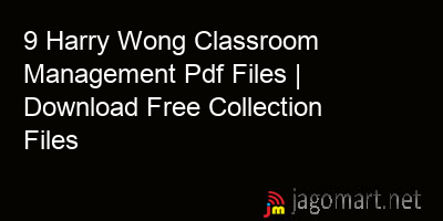 picture 9 Harry Wong Classroom Management Pdf Files | Download Free Collection Files