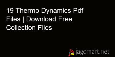 picture 19 Thermo Dynamics Pdf Files | Download Free Collection Files