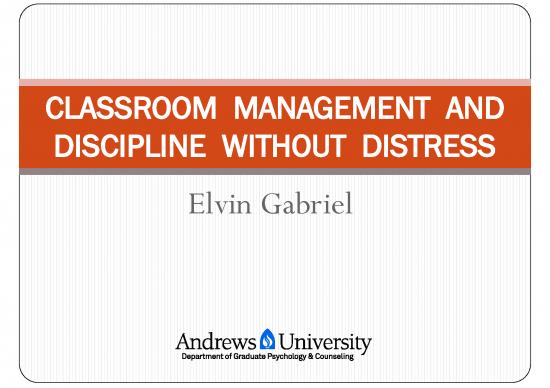 picture_Classroom Management Pdf 156286 | 124 Classroom Management And Discipline Without Distress
