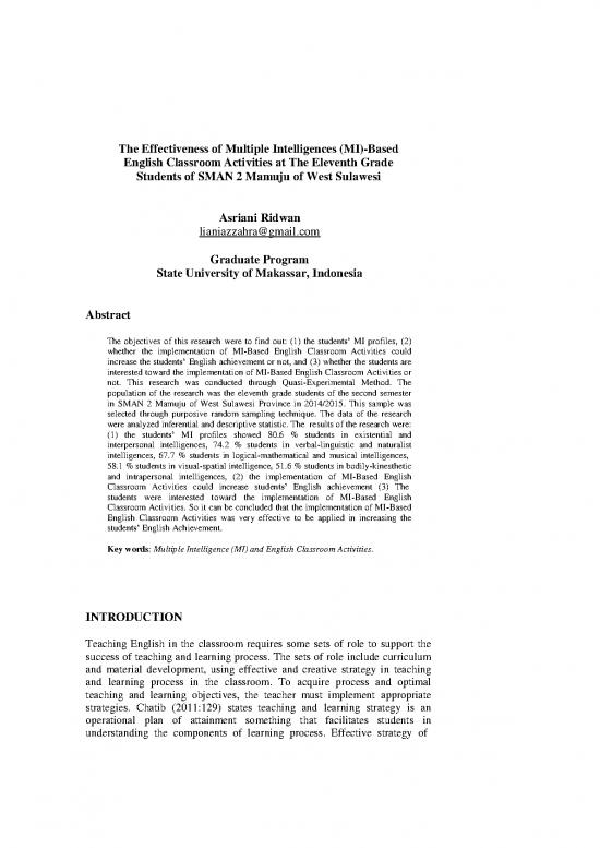 picture Classroom Pdf 156439 | 345499 The Effectiveness Of Multiple Intelligen Eeb7496a