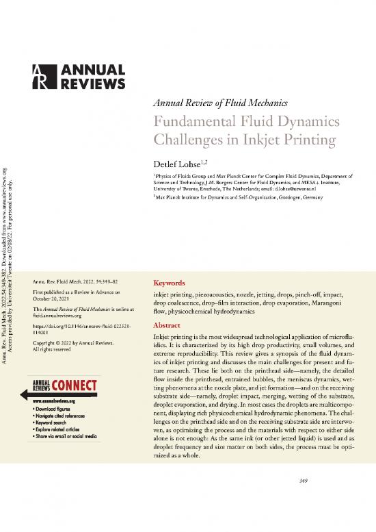 picture Dynamics Pdf 157997 | Annurev Fluid 022321 114001