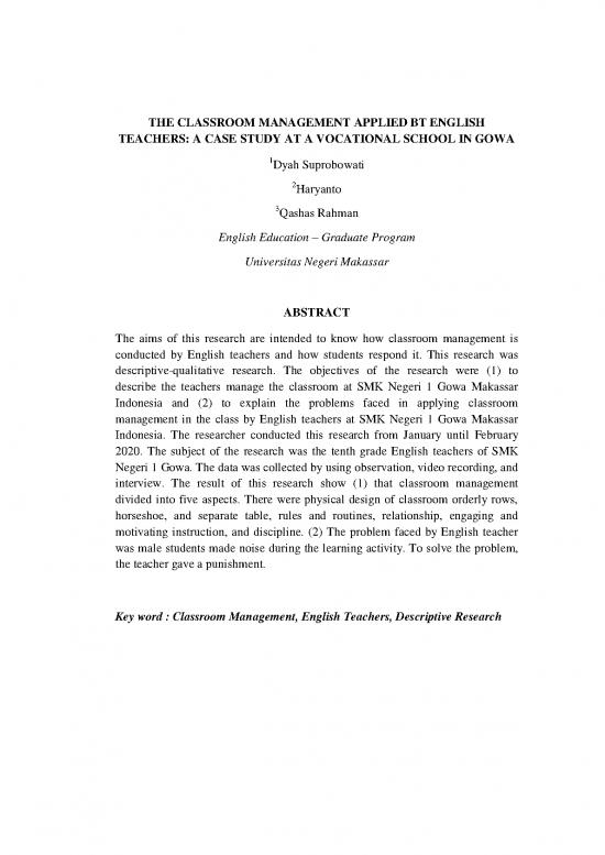 picture Classroom Management Pdf 156033 | Article