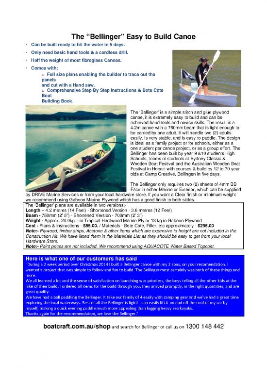 picture Free Plywood Boat Plans Pdf 157083 | Bellingen Canoe