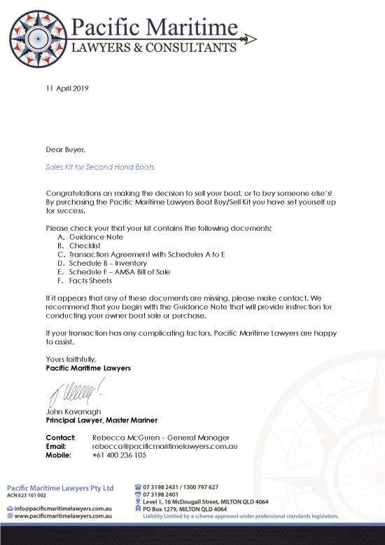 picture1_Bill Of Sale For Boat 157177 | Boat Buy Sell Kit Pacific Maritime Lawyers