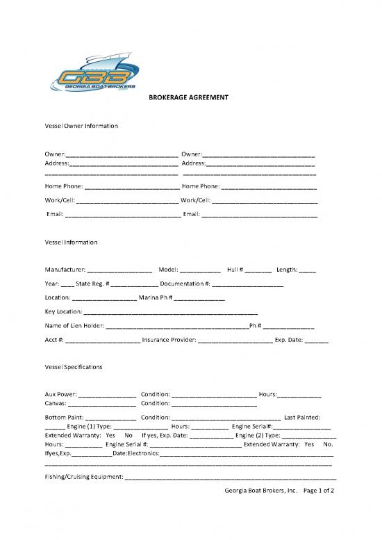 picture_Boat Pdf 157342 | Brokerage Agreement Final Pdf