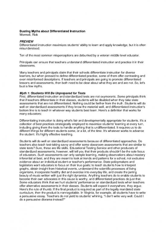 picture_Differentiated Instruction Pdf 156697 | Busting Myths About Differentiated Instruction 1