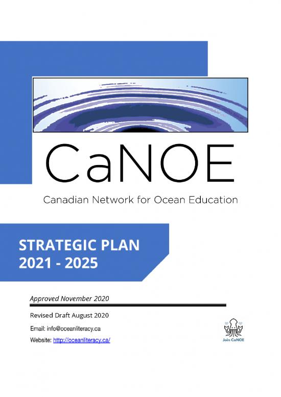 picture_Canoe Strategic Plan 2021 2025