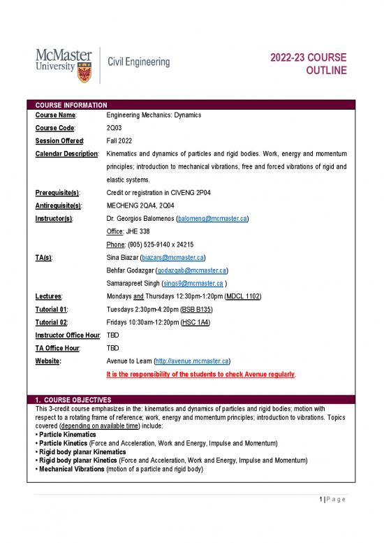 picture1_Dynamics Pdf 158043 | Civeng 2q03 F2022 Outline