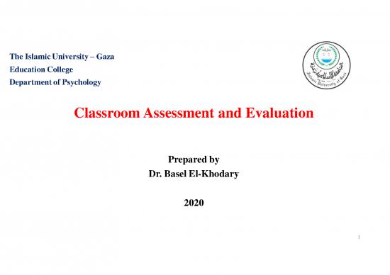 picture_Classroom Assessment And Evaluation Chapter 1