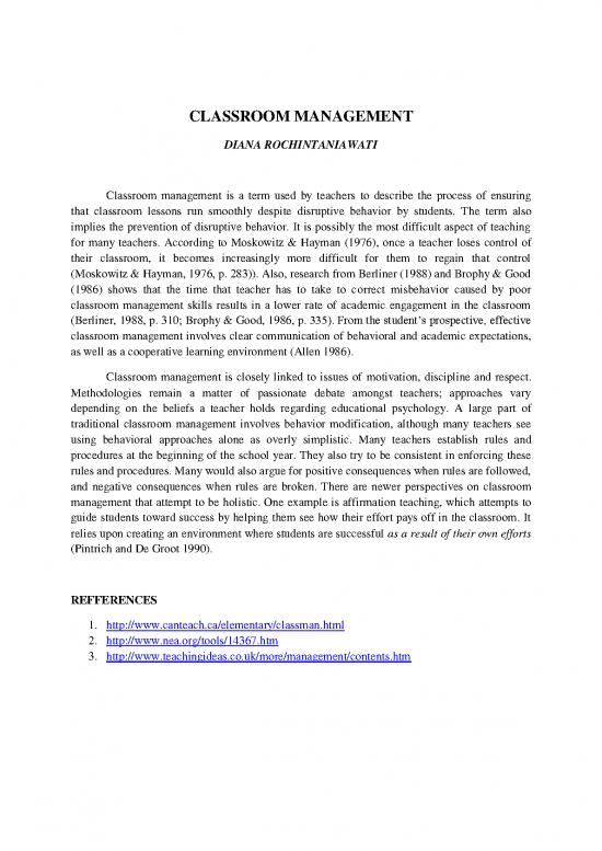 picture Classroom Management Pdf 156387 | Classroom Management
