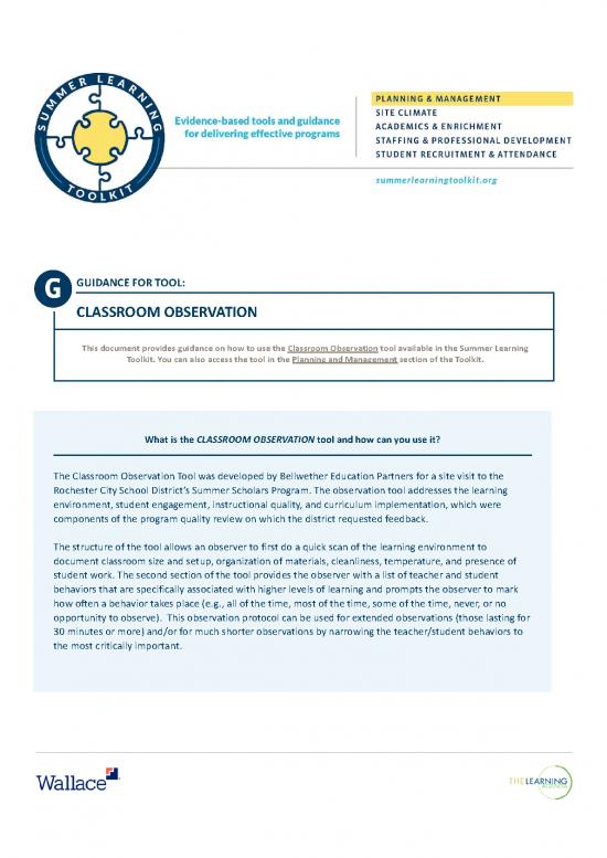 picture Classroom Management Pdf 156835 | Classroom Observation Guidance