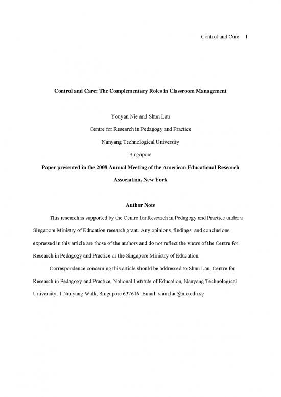 picture_Classroom Management Pdf 156509 | Core Conf08(aera) Nielau