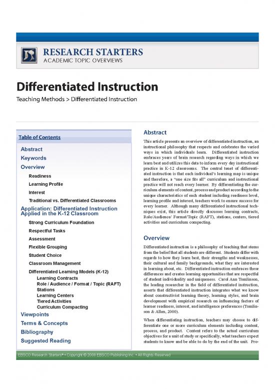 picture1_Differentiated Instruction Pdf 156879 | Differentiated Instruction Research Brief