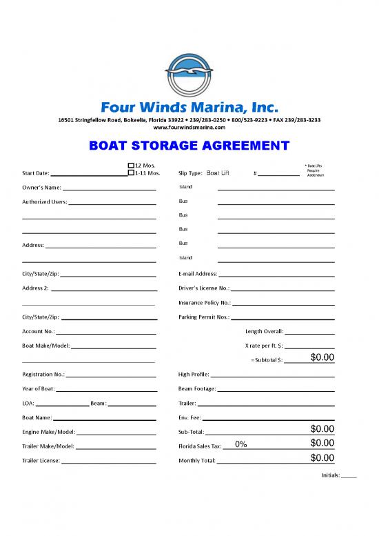 picture_Boat Pdf 157339 | Dockage Storage Agreement Sm