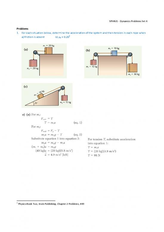 picture Dynamics Physics Pdf 158219 | Dynamics Problems Set412 Solutions 17v95ou