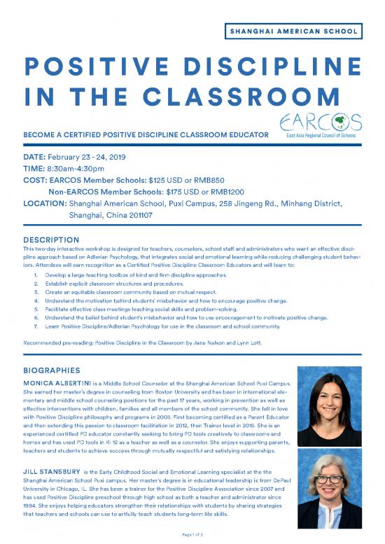 picture1_Classroom Pdf 156547 | Earcospositivediciplineworkshopflyerfinal