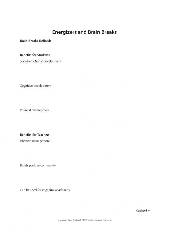 picture_Energizers And Brain Breaks