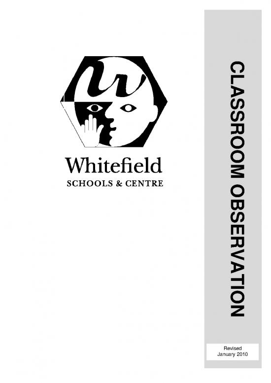picture Classroom Pdf 156471 | England School Observation Outline
