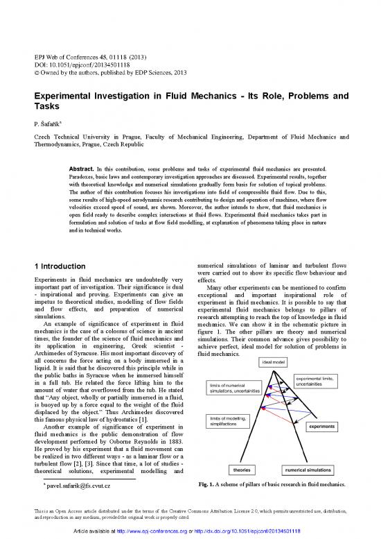 picture Fluid Mechanics Pdf 158046 | Epjconf Efm2013 01118